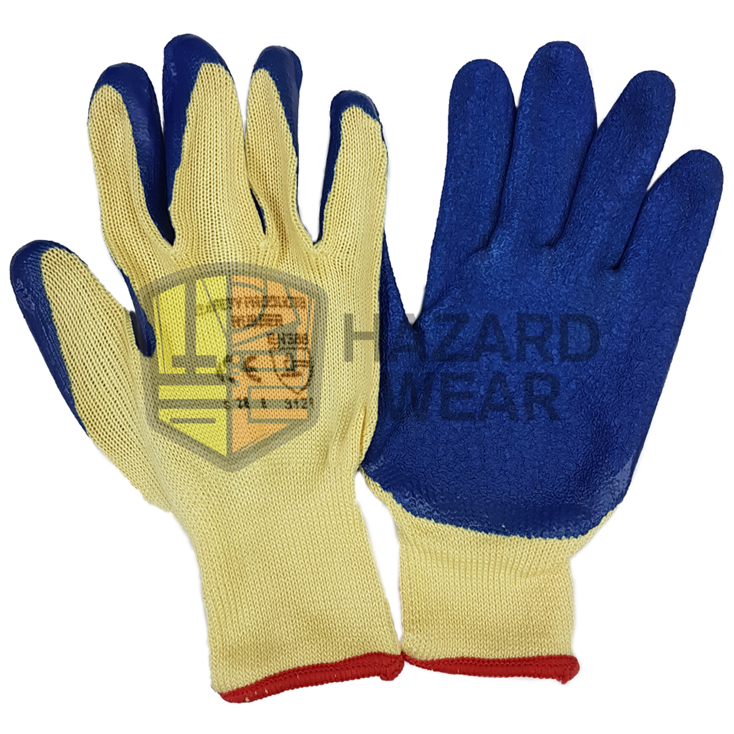 Rubber Coated Gloves EN388 2121 (Free Size)