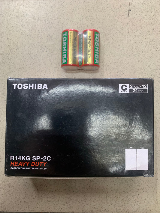 Toshiba C Heavy Duty 2pcs Shrink Pack Batteries